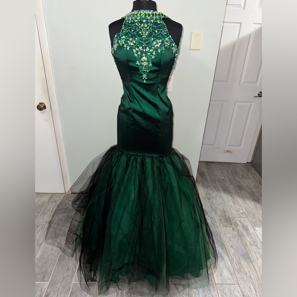 Mori Lee Emerald Mermaid Dress